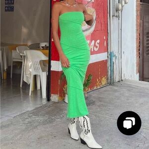 Princess Polly Green Maxi Dress Size 4